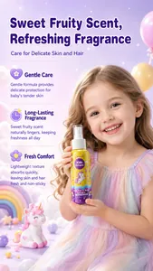 Vista dettagliata della colonia per bambini KORMESIC Hair & Body con dolce fragranza