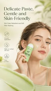 Gentle KORMESIC nourishing makeup remover stick for refreshed and soft skin cleansing