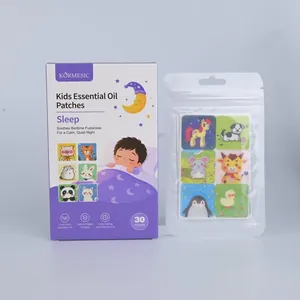 KORMESIC etherische olie pleisters voor kinderen slapen met dierenpatronen