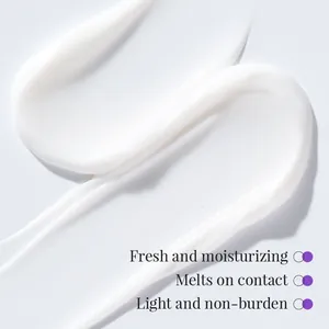 Texture crema schiarente per ascelle con formula fresca e idratante delicata