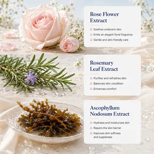Estratti naturali di rosa e rosmarino nel deodorante roll-on antitraspirante KORMESIC