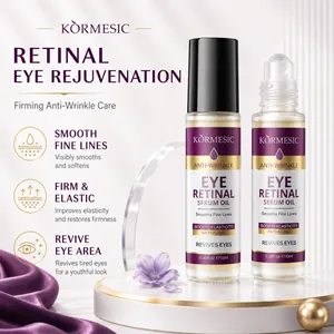 KORMESIC Retinal Eye Serum Oil Anti-Wrinkle Firming Eye Care Rollerball Essential Oil Smooth Fine Lines Tighten Skin