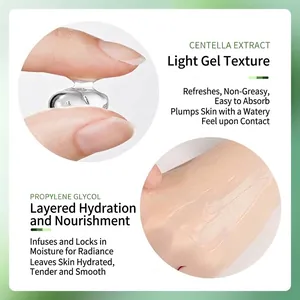 Hydrating aloe vera gel 40g with light gel texture for refreshing skin moisture and soothing