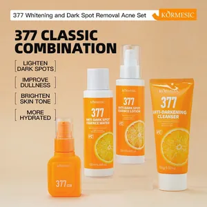 KORMESIC 377 whitening skincare set for dark spot removal and brightening