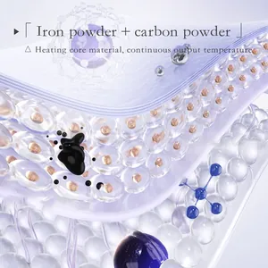 Lavender steam eye mask heating core with iron and carbon powder layers for warmth