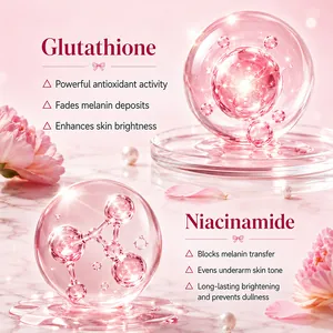 Advanced brightening underarm cream with Glutathione and Niacinamide for even skin tone