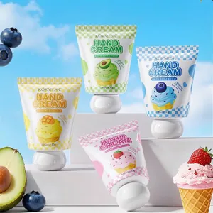 KORMESIC Frucht-Eiscreme-Handcreme-Set mit feuchtigkeitsspendenden Fruchtextrakten 30g