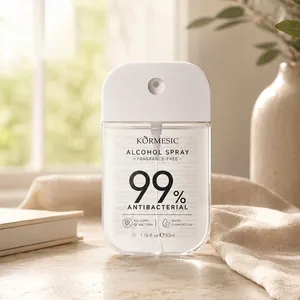 Tragbares KORMESIC 50ml Alkoholspray mit 99% antibakterieller Wirkung für den Alltag