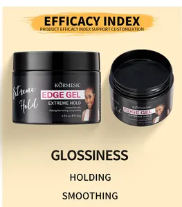 Gel professionale KORMESIC Extreme Hold per capelli, styling e controllo del crespo 140g