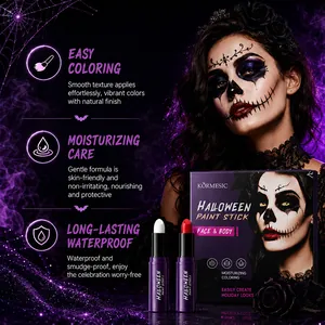Professioneller KORMESIC Halloween Paint Stick für lebendiges Gesichts- und Body-Make-up