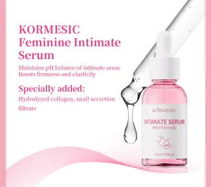 Sérum intime féminin KORMESIC au collagène et sécrétion d'escargot pour l'équilibre du pH