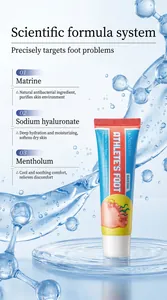 Détails de la crème KORMESIC pour les pieds avec formule scientifique et ingrédients