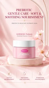 Detailansicht der KORMESIC Prebiotic Feminine Essence Creme für sanfte Hautpflege.