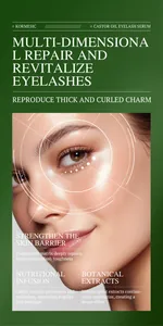 Detailansicht von KORMESIC Rizinusöl-Wimpernserum zur Reparatur und Belebung der Wimpern
