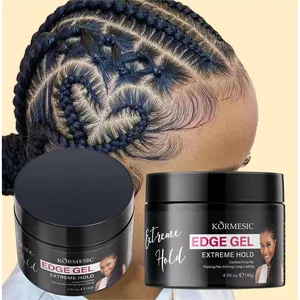 KORMESIC Edge Gel a tenuta estrema per lo styling dei capelli e controllo crespo 140g