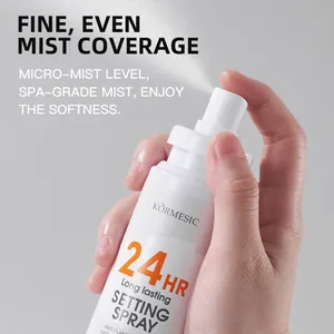 KORMESIC 24h long lasting makeup setting spray with fine and even micro-mist coverage