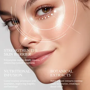 Professionelles Rizinusöl-Wimpernserum zur Pflege der Follikel und Stärkung der Wimpern