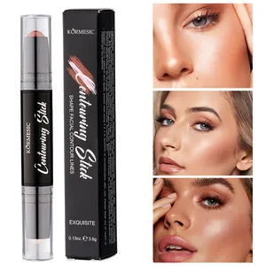 Professional KORMESIC dual-ended contouring stick for facial shaping and highlighting effects