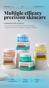 Set of KORMESIC capsule creams including Gold, Retinol, and Centella for various skin needs