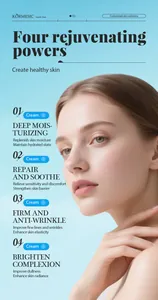KORMESIC capsule cream detailing four rejuvenating skin benefits and moisturizing powers