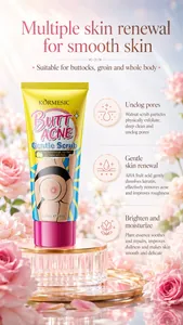 KORMESIC Butt Acne Gentle Scrub with AHA and walnut particles for smooth skin