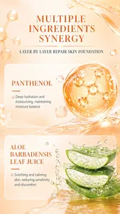 Detailed view of vitamin C peel-off lotion with panthenol and soothing aloe vera extracts