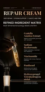 Detailed view of KORMESIC Black Bandage Repair Cream ingredients and benefits