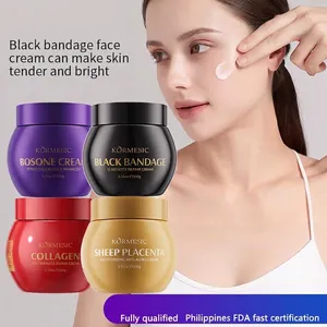 KORMESIC Black Bandage Elasticity Repair Face Cream Collagen Moisturizing Anti-Aging Boseine Firming Deep Repairing Skin Care Cream For Women Men
