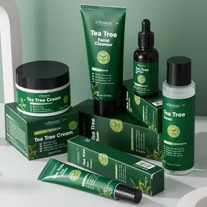 Πλήρης συλλογή περιποίησης επιδερμίδας KORMESIC Tea Tree με καθαριστικό, τόνερ και κρέμα