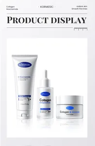 Coffret de soins du visage KORMESIC au collagène et niacinamide avec sérum et crème