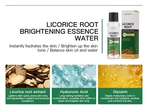 Detail van Licorice Root Essence Water met Hyaluronzuur en Glycerine voordelen.