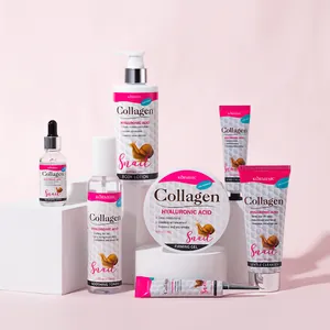 Set completo cura della pelle KORMESIC con collagene lumaca tonico lozione e gel