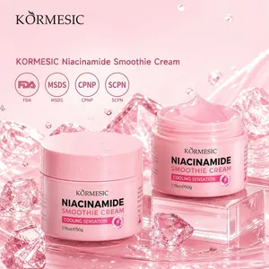 KORMESIC Niacinamide Vitamin C Salicylic Acid Face Cream Cooling Sorbet Texture Moisturizing Brightening Facial Skin Care Cream