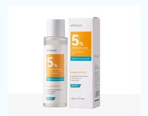 Detail view of KORMESIC 5% Benzoyl Peroxide Sebum Regulating Toner bottle and box set