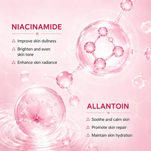 Niacinamide face cream with brightening and soothing skincare ingredient benefits