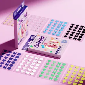 Patch anti-acne idrocolloidali KORMESIC 192 pezzi a forma di cuore e stella