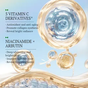 KORMESIC Vitamin C facial skincare serum with Niacinamide and Arbutin for bright skin
