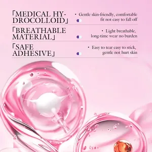 Cerotto per acne in idrocolloide medico con materiale traspirante per cura invisibile