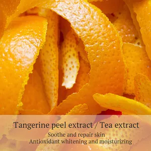 Nourishing Vitamin C facial cleanser series with natural tangerine and tea extracts