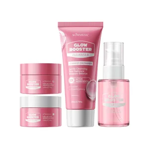 Coffret KORMESIC 4 pièces Glow Booster avec nettoyant, sérum, crème de jour et de nuit