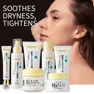 KORMESIC Soy Milk Retinol Skincare Set featuring face cream and serum for facial repair
