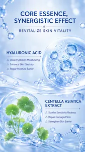 Details zu den Vorteilen von Hyaluronsäure und Centella-Extrakt zur Hautbelebung