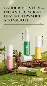 Professional KORMESIC herbal lip balm set of four for 12-hour moisturizing and repairing