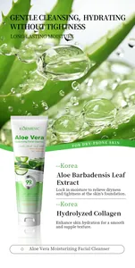 KORMESIC Aloe Vera Moisturizing Facial Cleanser with aloe leaf extract for hydration