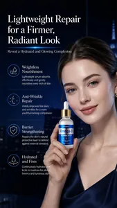 Detalles del suero facial con Omega-3 y Ceramidas para la reparación y efecto antiarrugas