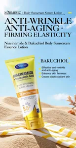 Lotion sérum solaire KORMESIC au niacinamide et bakuchiol avec protection SPF 50+ PA++++