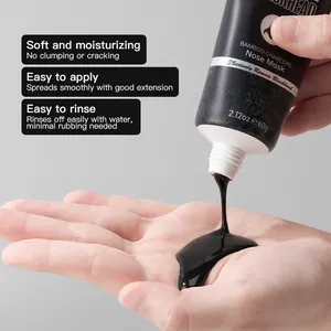 Bambuskohle Nasenmaske schwarze Peel-off Creme zur Tiefenreinigung von Poren und Mitessern