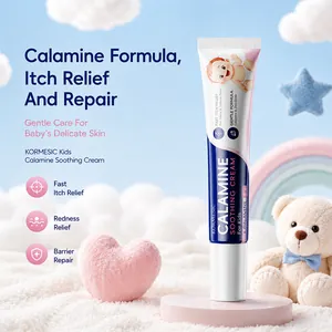 KORMESIC Crème Apaisante à la Calamine pour Enfants Bébé Anti-Démangeaison Hydratante Réparatrice Barrière Cutanée Douce