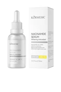 KORMESIC 10% Niacinamide and 1% Zinc serum for skin brightening and antioxidant care