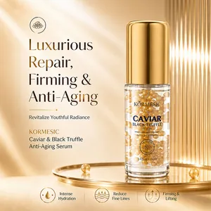 KORMESIC Caviar Black Truffle Face Serum Anti-Aging Firming Nourishing Facial Essence For Daily Skin Care Women Men